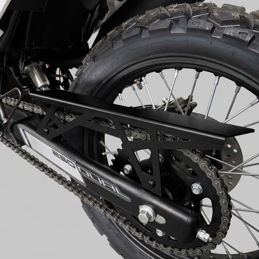 CF MOTO 250 DUAL Aluminum Chain Guard